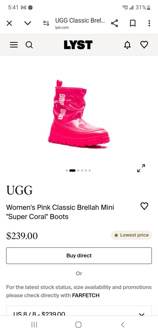 Ugg Boots Pinkwith The Fur