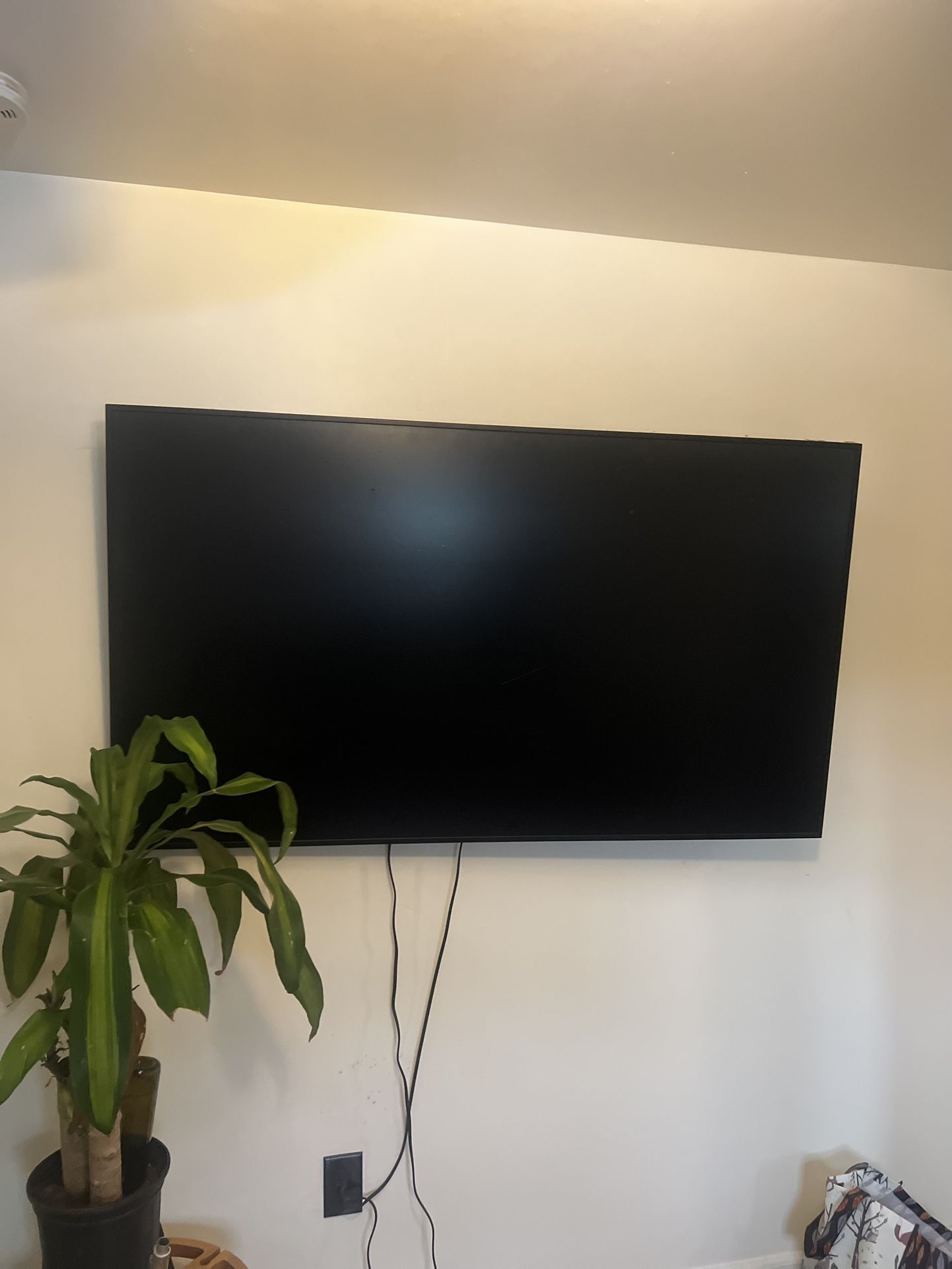 65” Samsung Monitor + Apple TV + Mount (black)