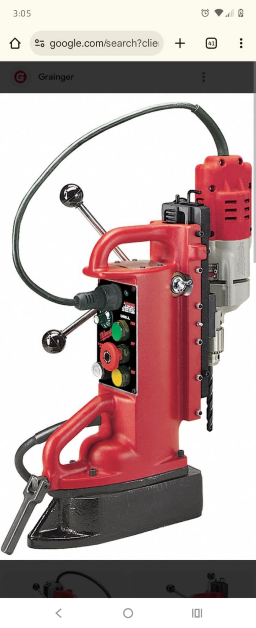 Milwaukee mag drill 