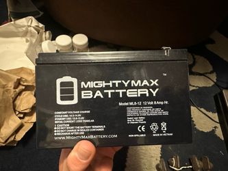 Mighty Max Battery Model ML8-12 12 Volt 8 Amp Hr.