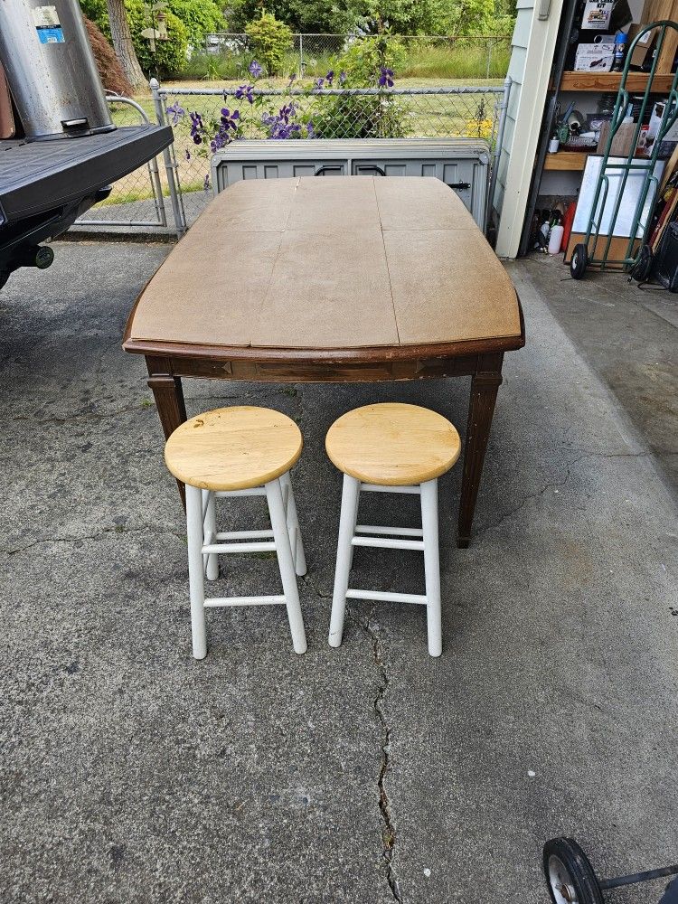 Free Dining Table And 2 Chairs