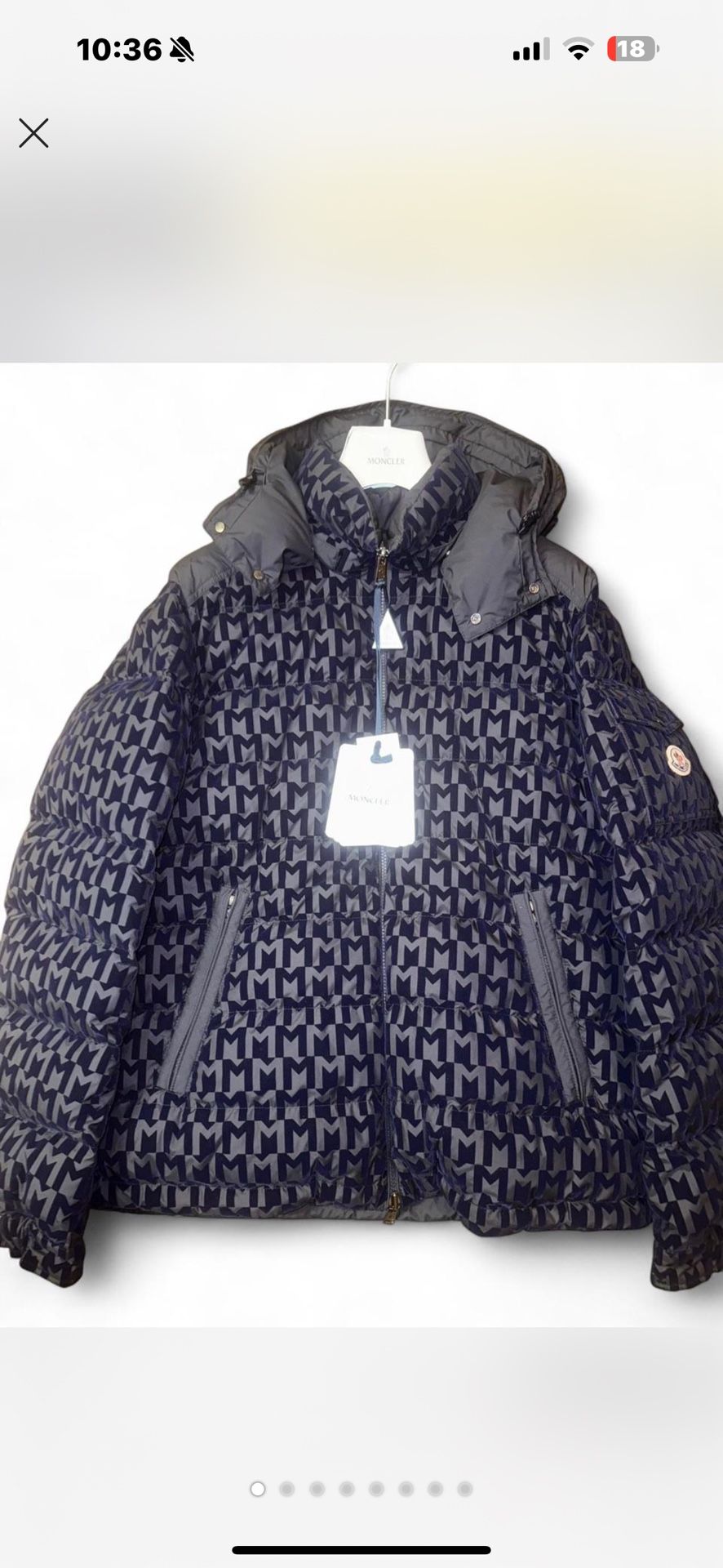 MONCLER Navy & Black Savoie Reversible Down Jacket
