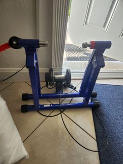 Indoor Bike Trainer – Convert Mountain, Road, or Beach Bicycle into a Stationary Exercise Bike for Indoor Riding All Year Round by Bike Lane (Silver)