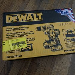 Brand New De Walt  Drill And Impact  