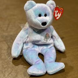 Ty Beanie Baby Izzy Four Seasons San Francisco Memorial Bear 2001 LR