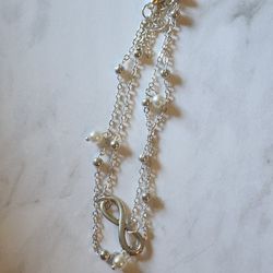 Infinity Double Chain Anklet