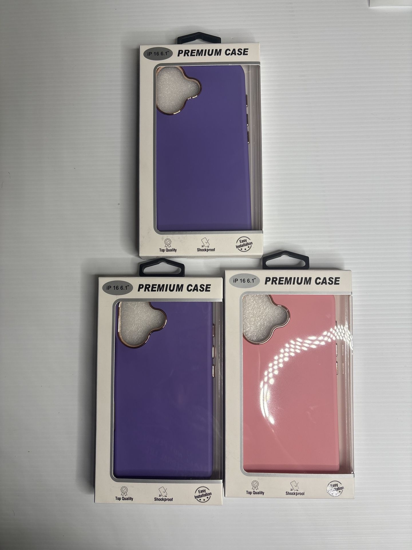 NEW iPhone 16 Cases – Purple & Pink – $6 Each