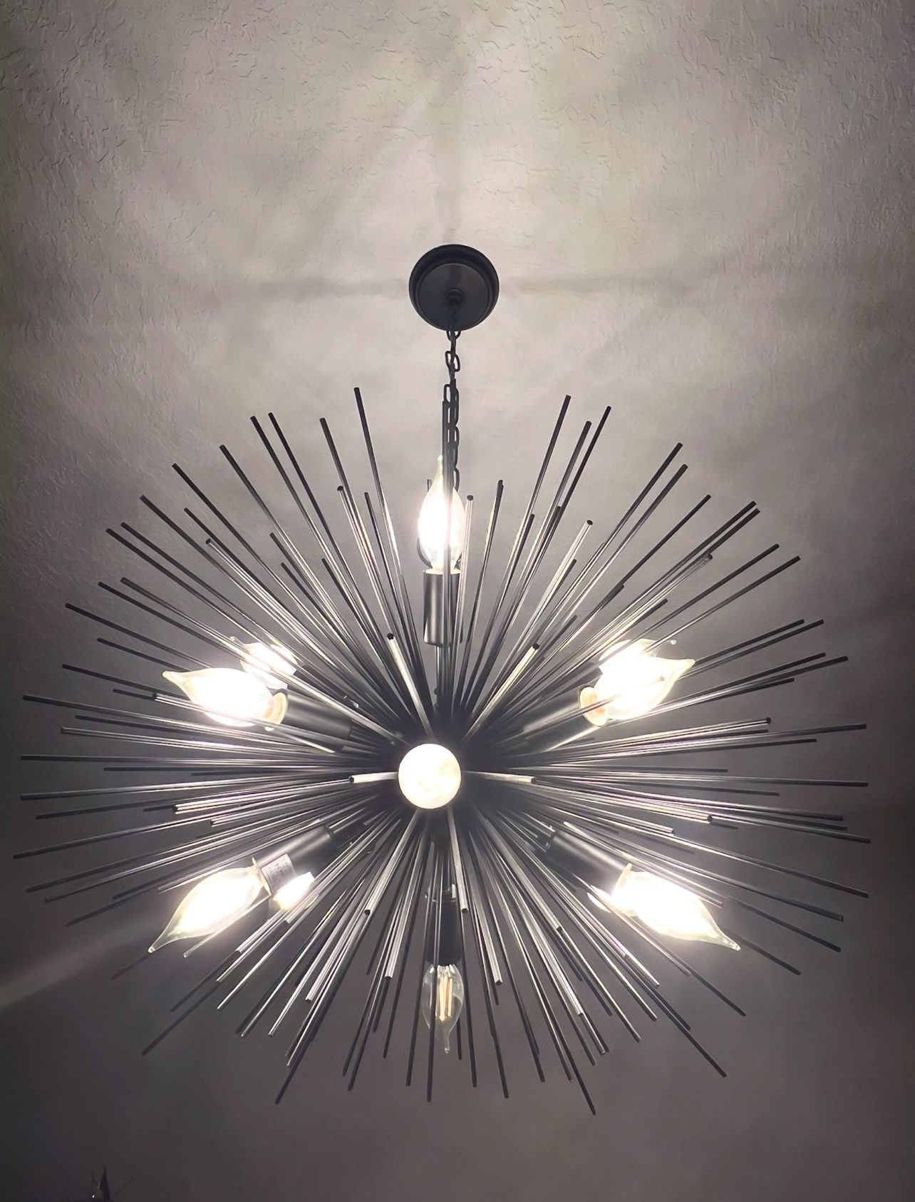 Black Sputnik Chandelier