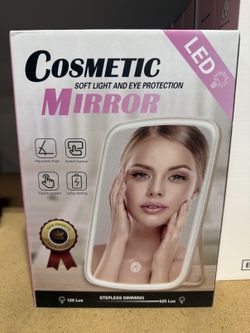 LED Cosmetic Makeup Mirror with Touch Control