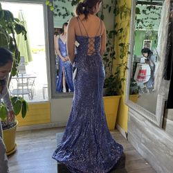 Size 6, Purple/blue color, Prevue