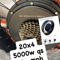 85+mph e-bike motor kit 5000w qs