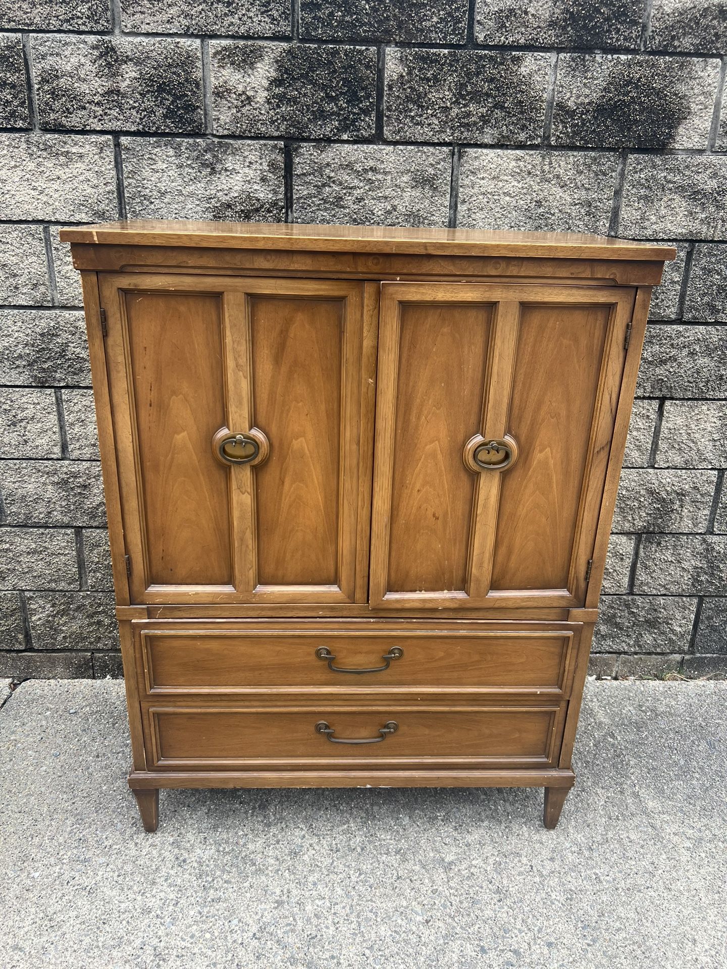 Sears mid century armoire chest 