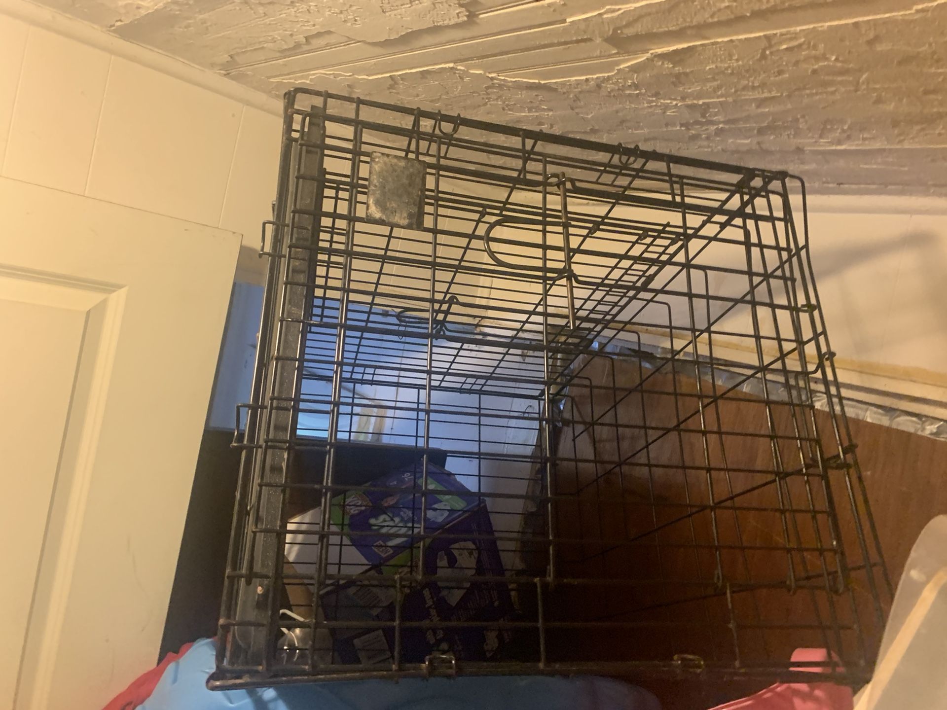 Small Medium Sized Dog Cage With Tray