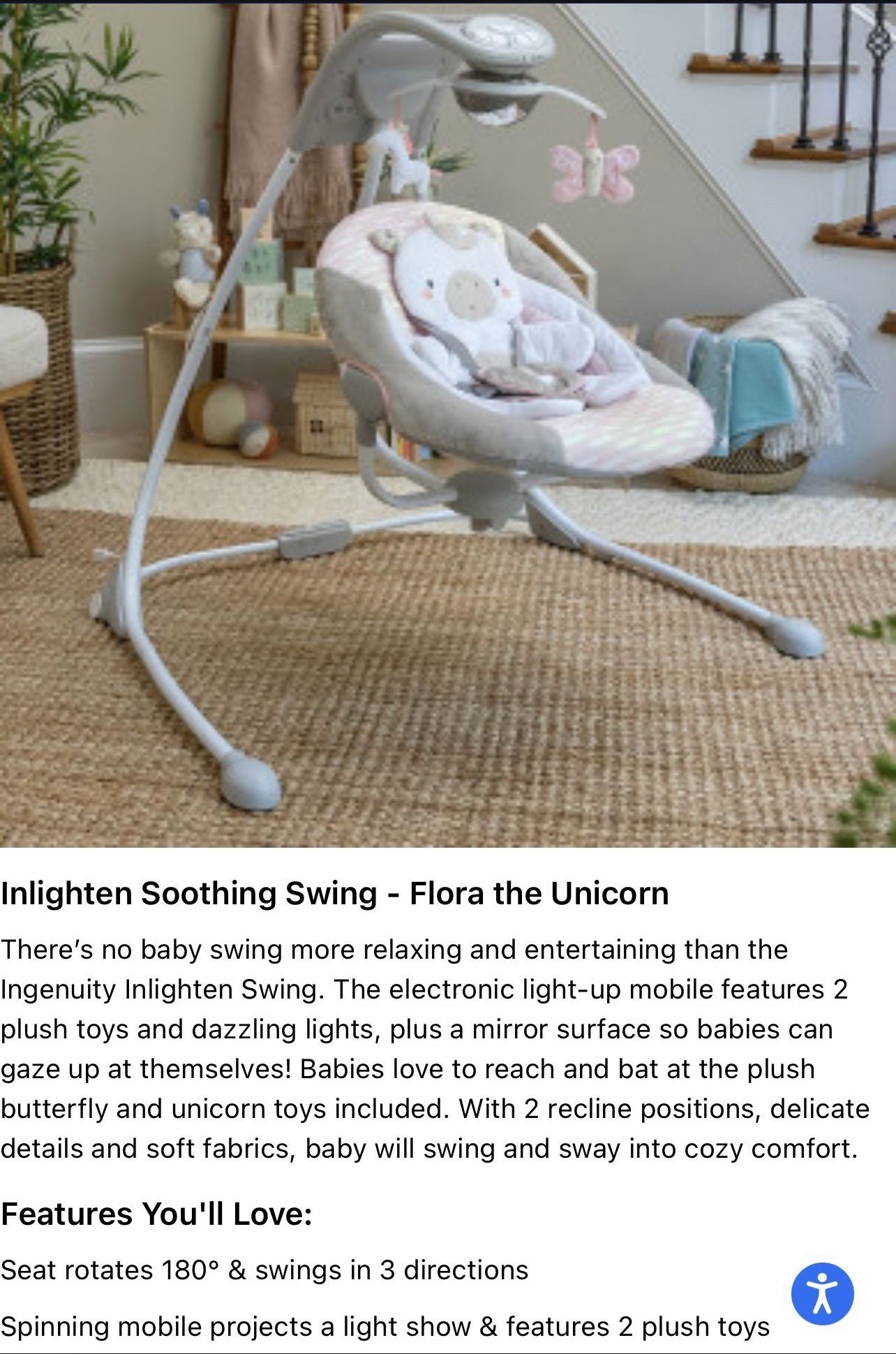 Soothing Baby Swing