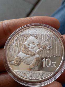 2014 1 oz silver Chinese panda