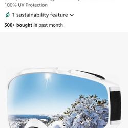 SNOWBOARD/SKI GOGGLES (4.6/5 AMAZON RATED!!!)