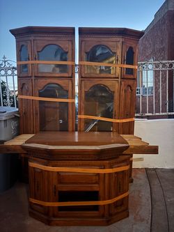 Solid wood TV furniture