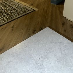 Wide Gray Coffee Table