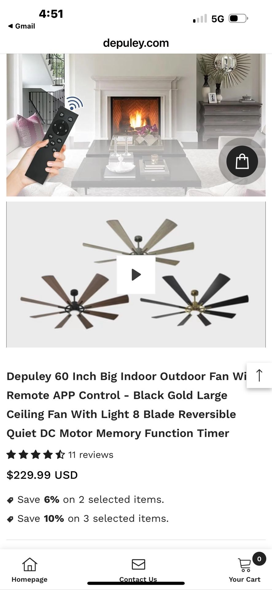 Brand New Ceiling Fans