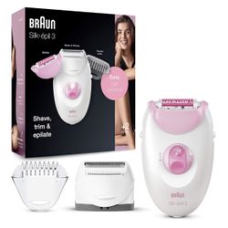 **NEW IN BOX** Braun Epilator Silk-epil Hair Removal Device, Epilator, Shaver, Trimmer