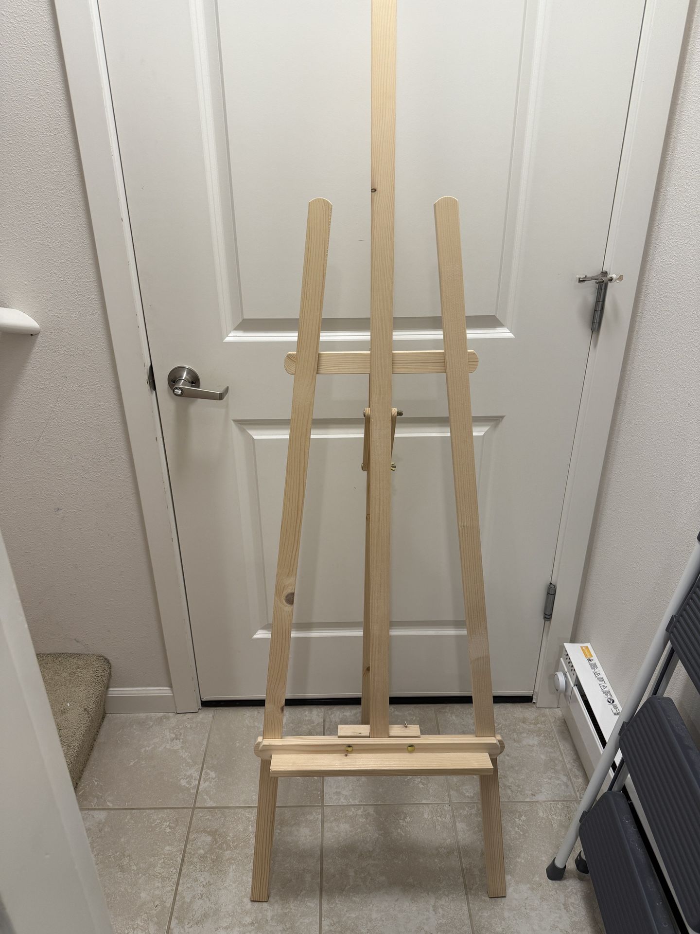Adjustable Wooden Easel – $20 (Like New)
