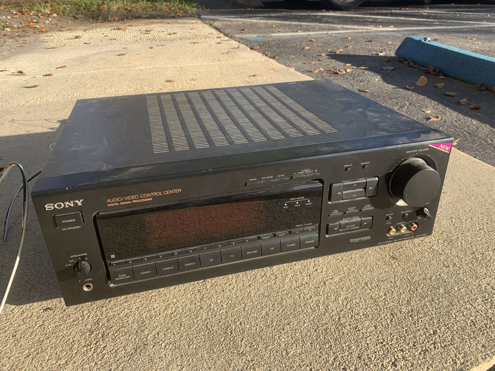SONY STR-D965 AM-FM Stereo Receiver Works Great !