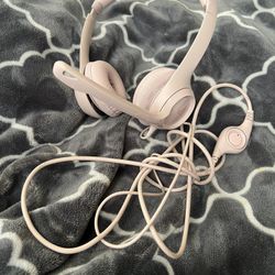 Pink Logitech Usb Headset