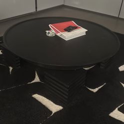 CB2 black Coffee Table 