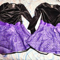 Purple Twins Dresses 