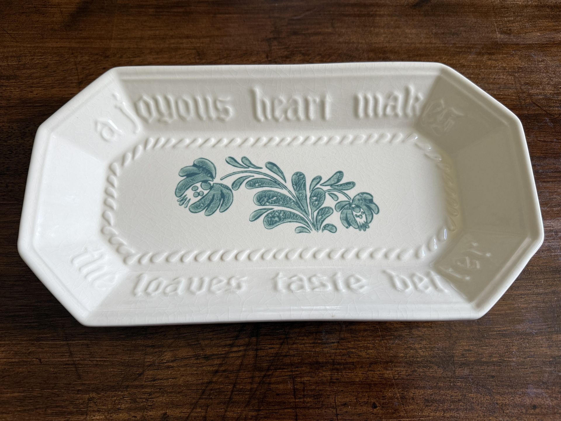 Pfaltzgraff Bread Tray – Country Heritage