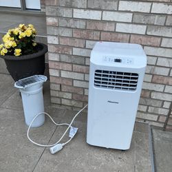 5000 btu AC( don’t have window kit, can use cardboard cutout or plastic)