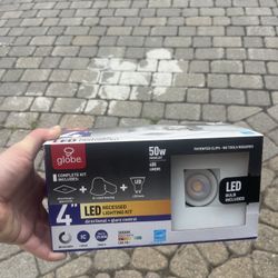 8 BRAND NEW 4” Recessed Lighting Kits