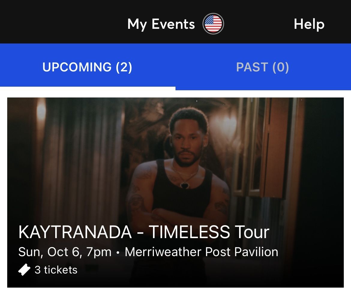 Three Kaytranada Tickets