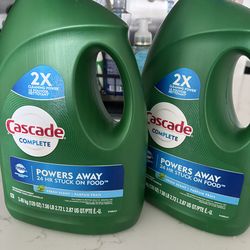 2 never ised Cascade dishwasher soap