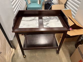 Vintage Rolling Bar Cart
