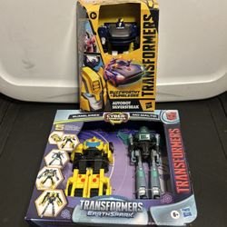 Transformers EarthSpark Bumblebee and Mo Malto Cyber-Combiner Action Figures NEW & Transformers Legacy Buzz worthy Bumblebee 