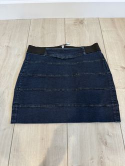 Denim Armani Exchange Mini Skirt, Size 2