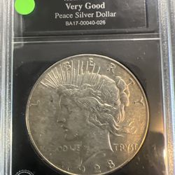 1928 Peace Silver Dollar