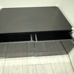 Living Room  Coffee Table with 4 Drawers High Glossy Center Table 25.2"D x 42.52"W x 6.89"H