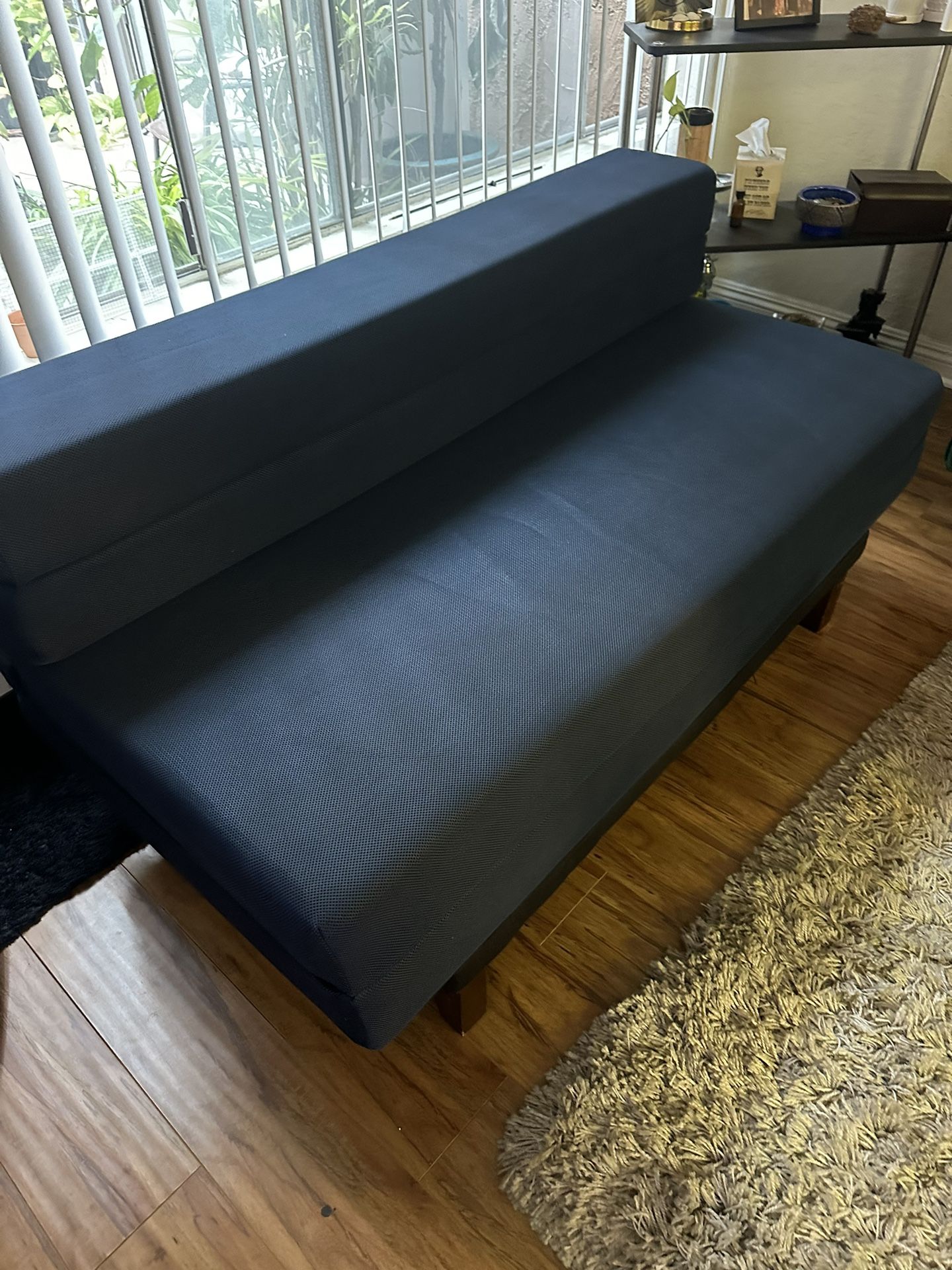 Tri Fold Memory Foam Sofa Bed/ Futon
