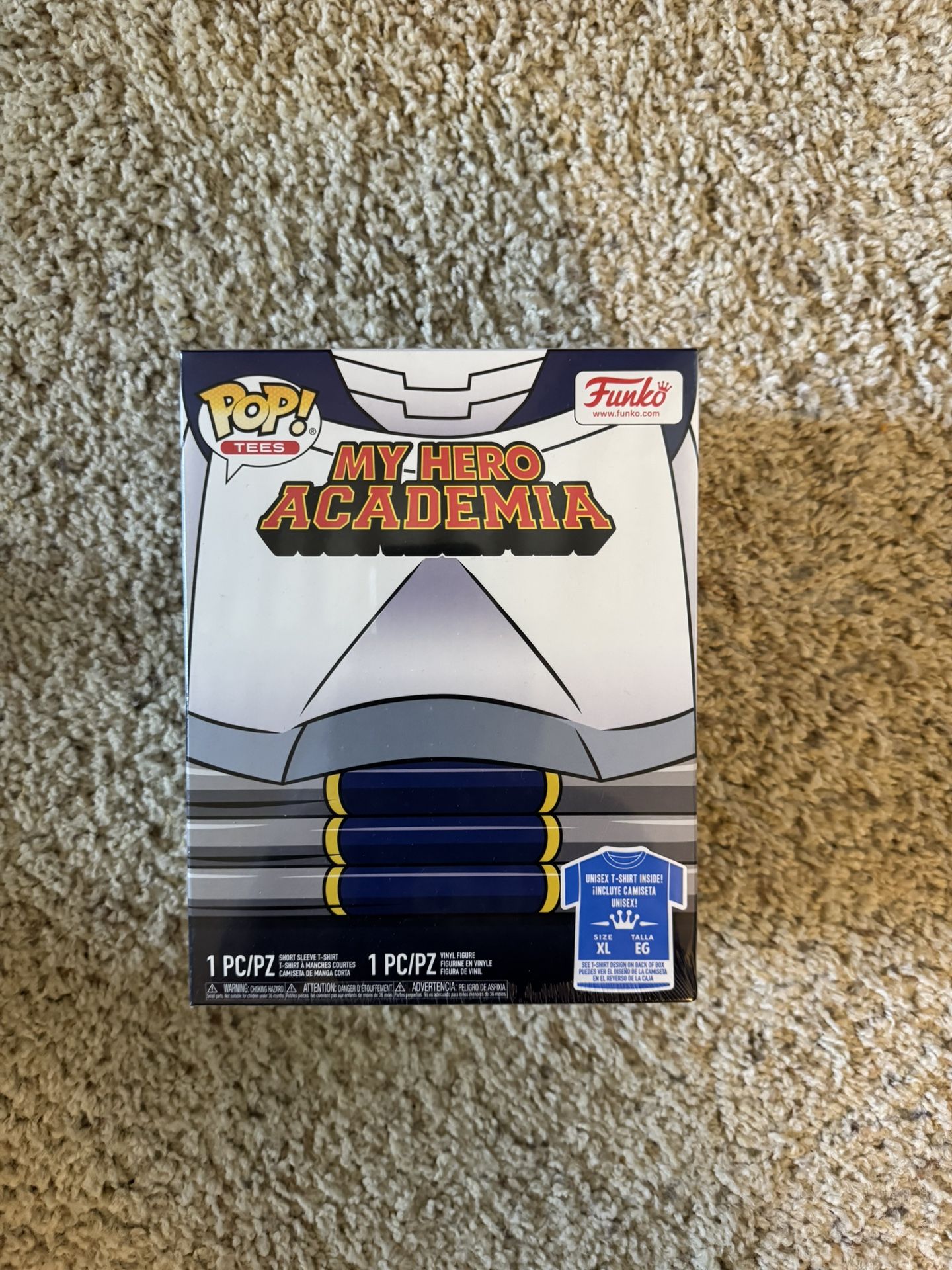 Tenya Ida/ Ingenium Funko Pop Tshirt bundle