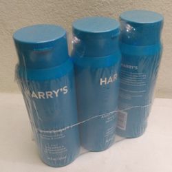 Harry's 2-1 Anti-Dandruff Shampoo and Conditioner 3-Pak NEW