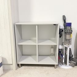 IKEA 4-Cube Storage Shelf – Grey – Good Condition