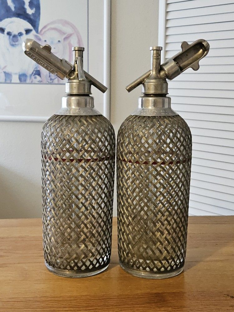 Vintage Soda Siphon Seltzer Bottles