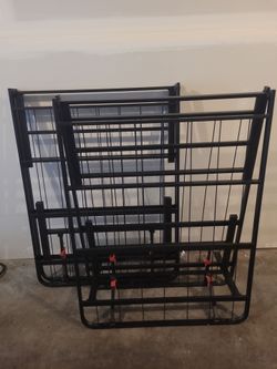 Queen folding storage bed frame