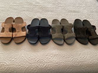 Womens Slides Lot Of 4 All size 10