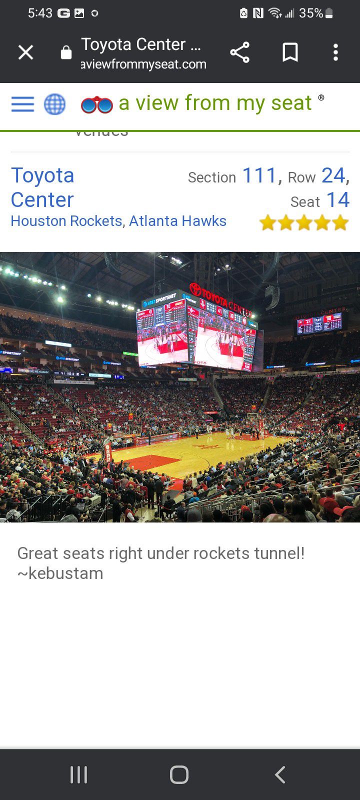 Golden State Warriors Rockets Game Sunday Night Two Tickets Transferred Easy