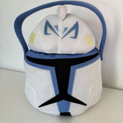 2009 Star Wars CLONE TROOPER Helmet Plush Treat Basket Easter /Halloween Disney