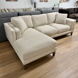 New Cream Sectional Couch Sofa