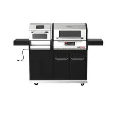 Neevo 720 Plus Propane Gas Digital Smart Grill in Black with Air Fryer Oven